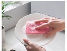 Load image into Gallery viewer, Sinkich Compressed Cellulose Kitchen Sponges 4Pack,Non-Scratch Biodegradable Natural Sponge Scrub for Dishes Cleaning