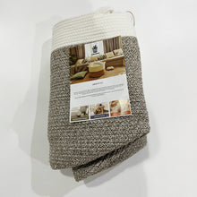 Load image into Gallery viewer, Sikobin Tall Laundry Basket Woven Jute Rope Dirty Clothes Basket Rope Basket Blanket for Living Room Modern Laundry Basket
